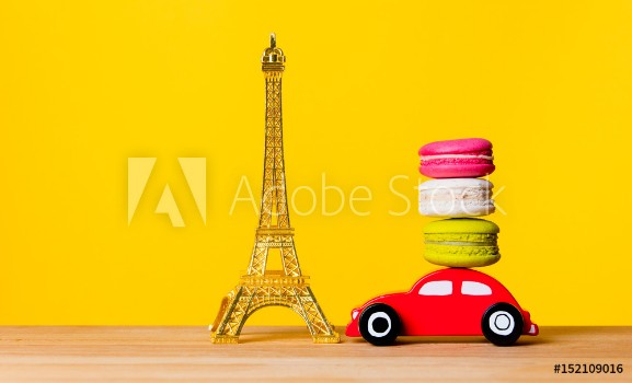 Picture of macaroons souvenir and toy